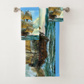 belle impression de navire à quatre mâts (En situation)