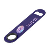 Belle impression de rouge à lèvres bleu (Devant angulaire)