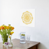 Belle impression d'or Mandala Foil Art (Couchage (Cuisine))
