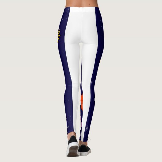 Belle impression leggings yoga (Dos)