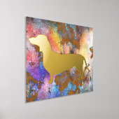 Belle Impression Silhouette Dachshund (Poser)