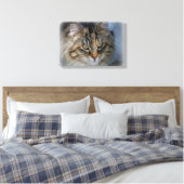 Belle impression sur toile de chat sauvage (Insitu(Chambre))