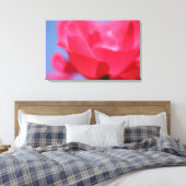 Belle Impression sur Toile de Fleur de Rose Rose (Insitu(Chambre))