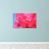 Belle Impression sur Toile de Fleur de Rose Rose (Insitu (Plancher de Bois))