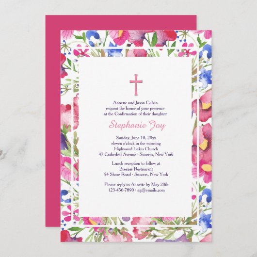 Belle Invitation (Devant / Derrière)