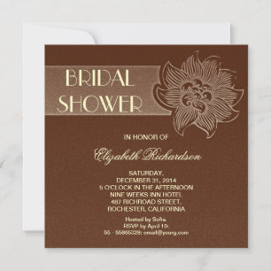 belle invitation à la douche nuptiale