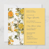 Belle invitation à la douche nuptiale de Rose Jaun (Devant)