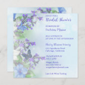 Belle Invitation à la douche nuptiale Floral & Pap (Devant / Derrière)