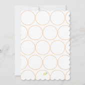 Belle Invitation à la douche nuptiale rose (Dos)