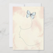 Belle invitation à la fête d'anniversaire de papil (Dos)