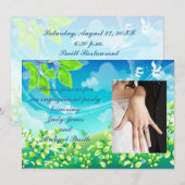 belle invitation à la fête d'été (Devant / Derrière)