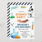 Belle invitation à la fête scientifique (Devant / Derrière)