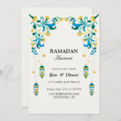 belle invitation à l'iftar (Devant / Derrière)