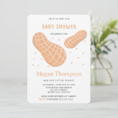 Belle Invitation au Baby shower de Petits Arachide (Debout devant)