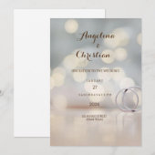 Belle invitation au mariage (Devant / Derrière)