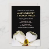 Belle invitation au mariage de Magnolia (Devant / Derrière)