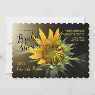 Belle invitation au tournesol