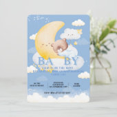 Belle Invitation Baby shower (Debout devant)