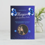 Belle Invitation Carte Anniversaire (Debout devant)