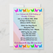 BELLE INVITATION CHRÉTIENNE DE 85E ANNIVERSAIRE (Dos)