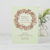 Belle invitation d'automne (Debout devant)