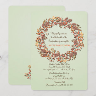 Belle invitation d'automne