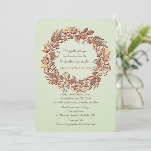 Belle invitation d'automne (Debout devant)