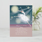 Belle invitation de ballerine (Debout devant)