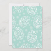 Belle invitation de dîner de brunch de Pâques (Dos)