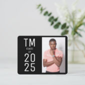 Belle invitation de diplôme de photographie (Debout devant)