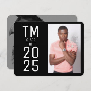 Belle invitation de diplôme de photographie