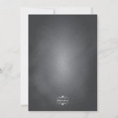 Belle invitation de Fête de la mariée de tableau (Dos)