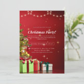 Belle invitation de Noël (Debout devant)