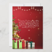 Belle invitation de Noël (Dos)