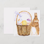 Belle invitation de Pâques (Devant / Derrière)