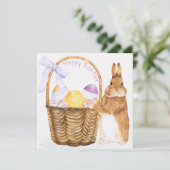 Belle invitation de Pâques (Debout devant)