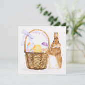 Belle invitation de Pâques (Debout devant)