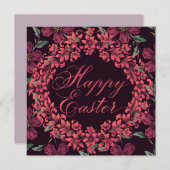 Belle invitation de Pâques (Devant / Derrière)