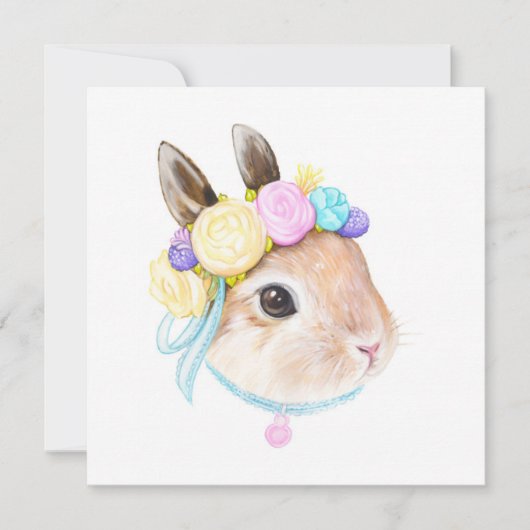 Belle invitation de Pâques (Devant)