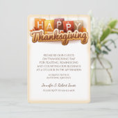 Belle invitation de Thanksgiving (Debout devant)