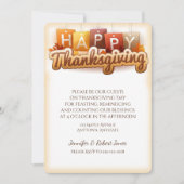 Belle invitation de Thanksgiving (Devant)