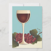 Belle invitation de vin et de dîner de répétition (Dos)