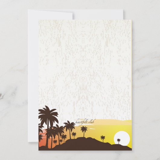 Belle invitation estivale (Dos)