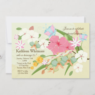 Belle Invitation Fleurs