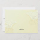 Belle Invitation Fleurs (Dos)