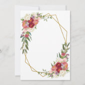 Belle Invitation Florale Printemps (Dos)