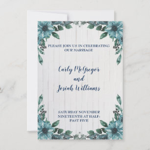 Belle Invitation Foral Frontière