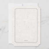 Belle invitation Giraffe (Dos)