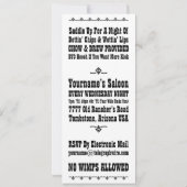 Belle - Invitation (Personnaliser) (Dos)