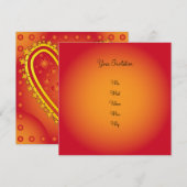 Belle invitation romantique (Devant / Derrière)